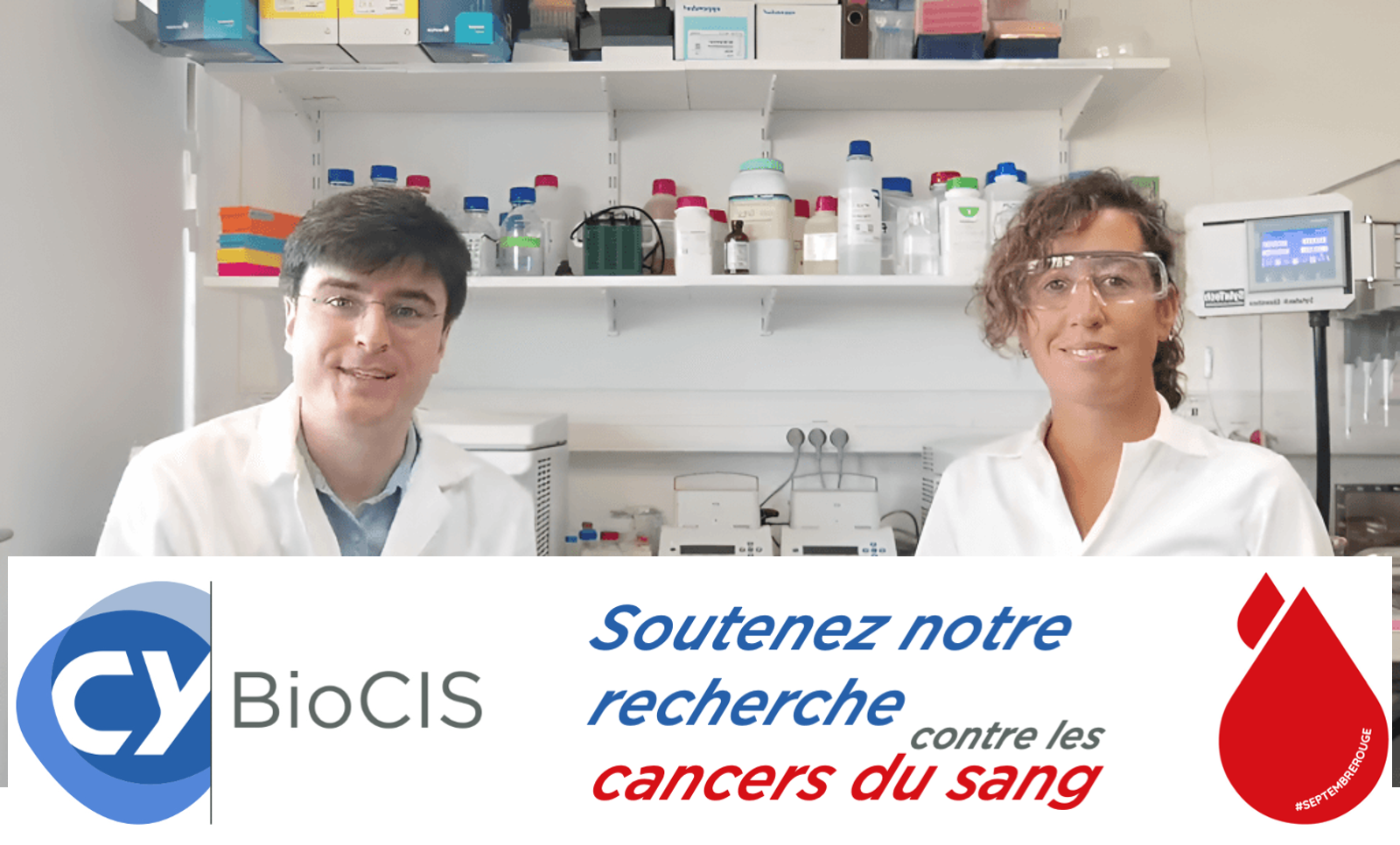 « Septembre Rouge » : soutenez la recherche contre le cancer du sang et les travaux du laboratoire BioCIS