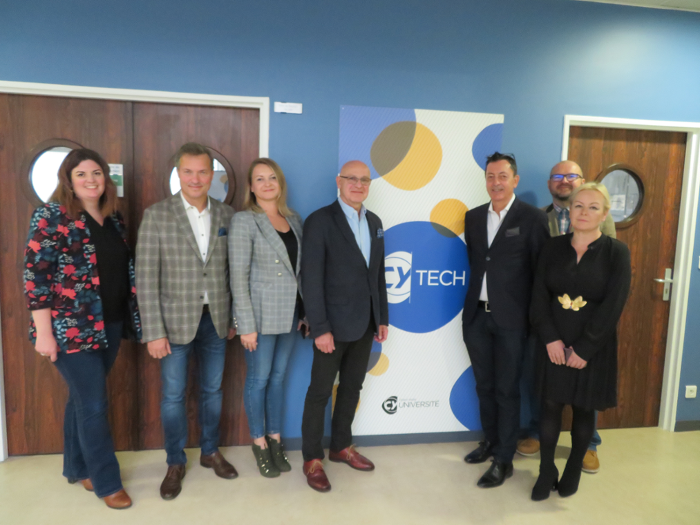 The Polish Delegation of Kazimierz Pulaski University at CY Tech