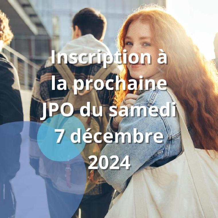 Journée portes ouvertes : samedi 7 décembre 2024  (Cergy - 95 et  Pau - 64)